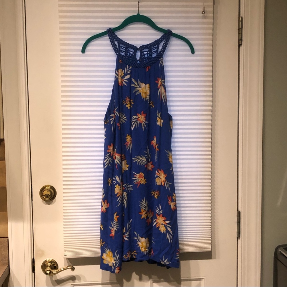 Skies Are Blue Hawaiian Dress